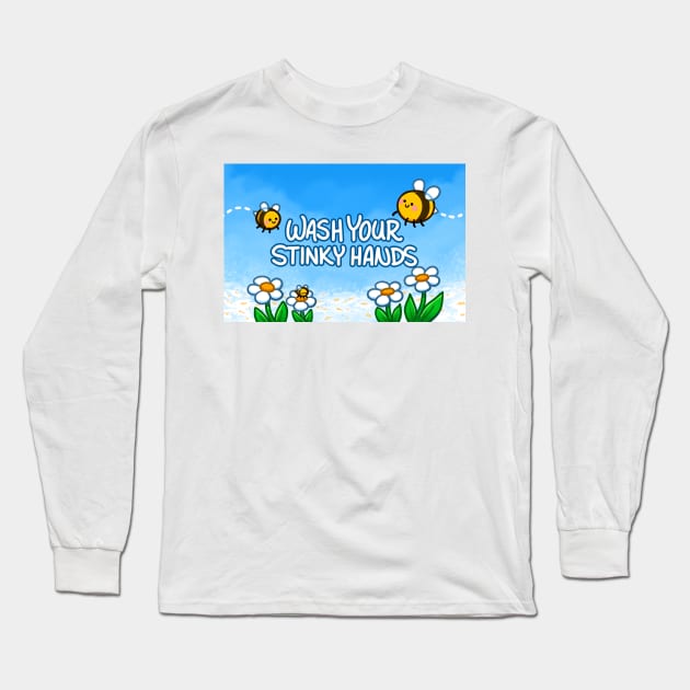 Bee Courteous Long Sleeve T-Shirt by StarSheepSweaters